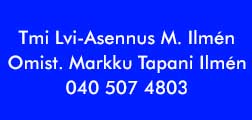 Tmi Lvi-Asennus M. Ilmén, Omist. Markku Tapani Ilmén logo